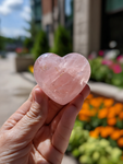 HeartLight Crystal – Rose Quartz Heart of Love, Luck & Manifestation