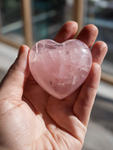 HeartLight Crystal – Rose Quartz Heart of Love, Luck & Manifestation