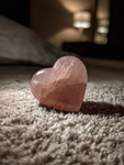 HeartLight Crystal – Rose Quartz Heart of Love, Luck & Manifestation